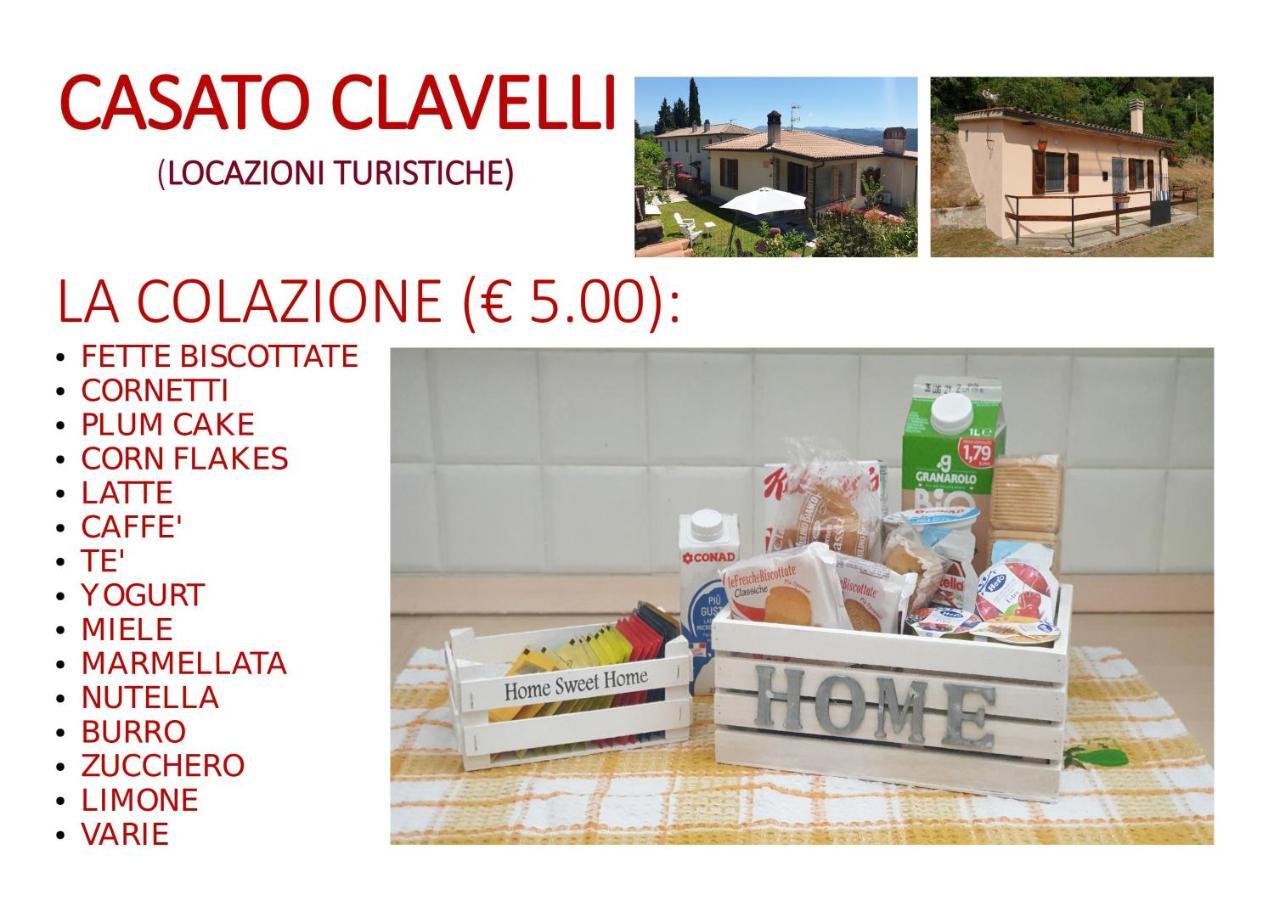 Casato Clavelli 1 Vila Collestatte Exterior foto
